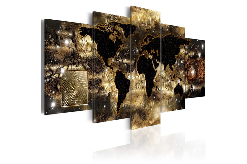 Billede Continents Of Bronze 200x100, Artgeist sp. z o. o.
