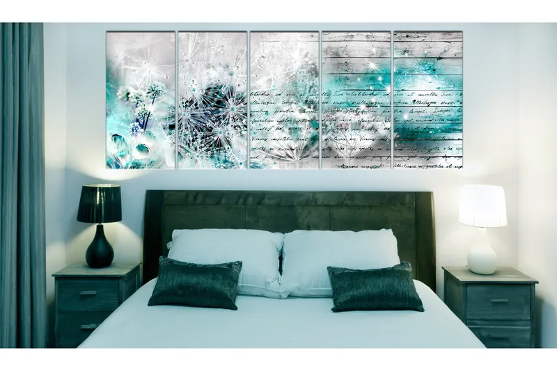 Billede Covered With Ice 225x90 - Artgeist sp. z o. o. - Boligtilbehør - Billeder & kunst - Billeder på lærred