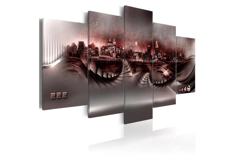 Billede Crimson City 100x50, Artgeist sp. z o. o.