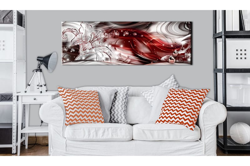 Billede Crimson Melody 120x40 - Artgeist sp. z o. o. - Boligtilbehør - Billeder & kunst - Billeder på lærred
