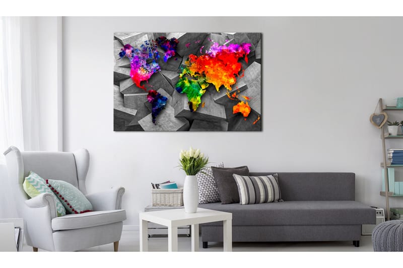 Billede Cubic World 120x80, Artgeist sp. z o. o.