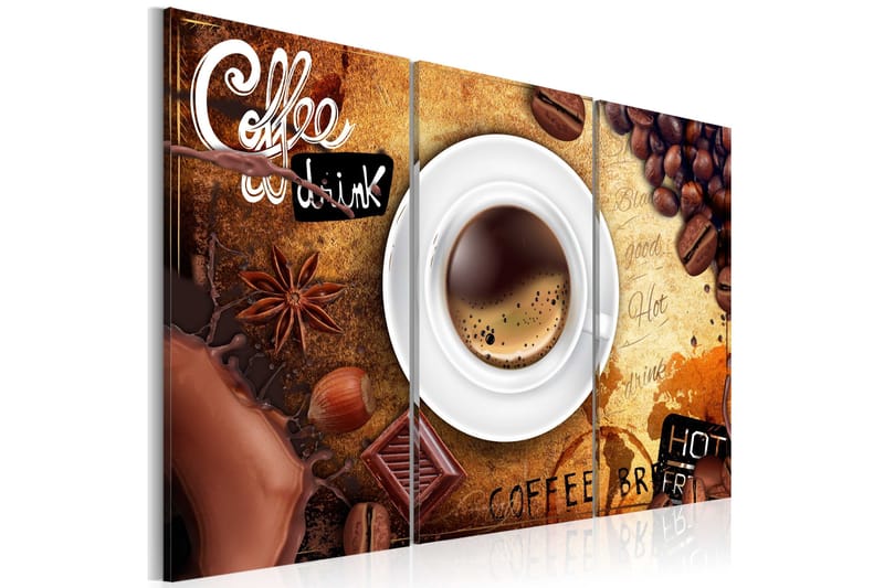 Billede Cup Of Coffee 120x80 - Artgeist sp. z o. o. - Boligtilbehør - Billeder & kunst - Billeder på lærred