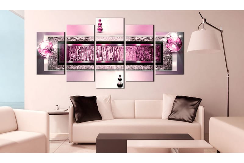 Billede Cyclamen Dream 100x50 - Artgeist sp. z o. o. - Boligtilbehør - Billeder & kunst - Billeder på lærred