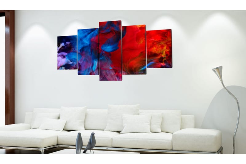 Billede Dance Of Colourful Flames 200x100 - Artgeist sp. z o. o. - Boligtilbehør - Billeder & kunst - Billeder på lærred