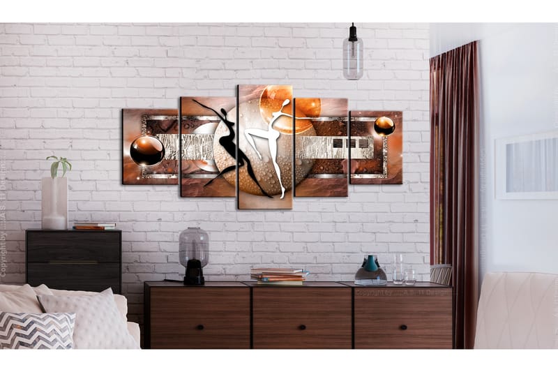 Billede Dance Of Elements Earth 100x50 - Artgeist sp. z o. o. - Boligtilbehør - Billeder & kunst - Billeder på lærred