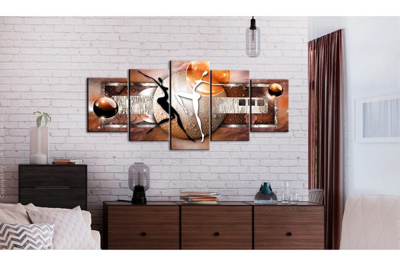 Billede Dance Of Elements Earth 100x50 - Artgeist sp. z o. o. - Boligtilbehør - Billeder & kunst - Billeder på lærred