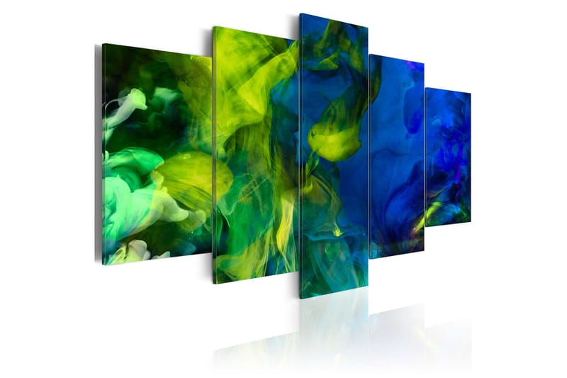 Billede Dance Of Green Flames 200x100, Artgeist sp. z o. o.