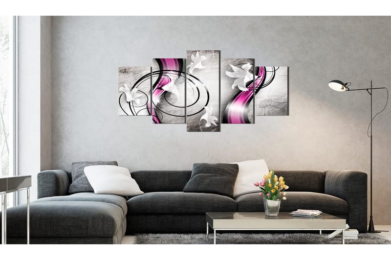 Billede Dance Of Lily 100x50 - Artgeist sp. z o. o. - Boligtilbehør - Billeder & kunst - Billeder på lærred