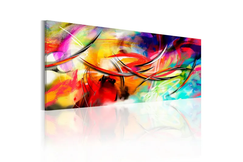 Billede Dance Of The Rainbow 120x40, Artgeist sp. z o. o.