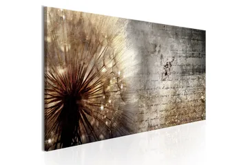 Billede Dandelion On Concrete 120x40 - Artgeist sp. z o. o. - Boligtilbehør - Billeder & kunst - Billeder på lærred