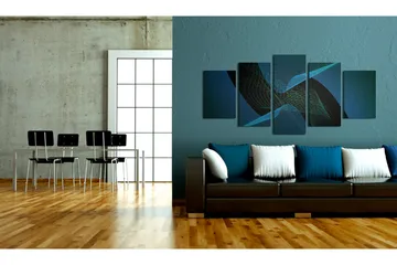 Billede Dark Abstraction 200x100 - Artgeist sp. z o. o. - Boligtilbehør - Billeder & kunst - Billeder på lærred
