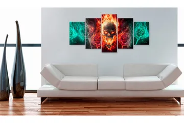 Billede Dark Fires 100x50 - Artgeist sp. z o. o. - Boligtilbehør - Billeder & kunst - Billeder på lærred