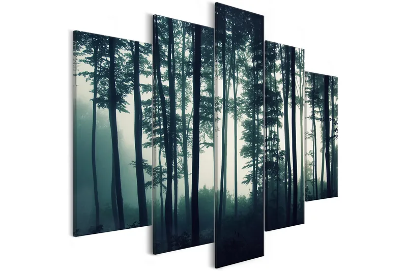 Billede Dark Forest 5 Parts Wide 100x50, Artgeist sp. z o. o.