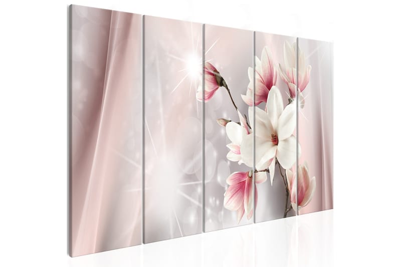 Billede Dazzling Magnolias 5 Parts Narrow 225x90, Artgeist sp. z o. o.