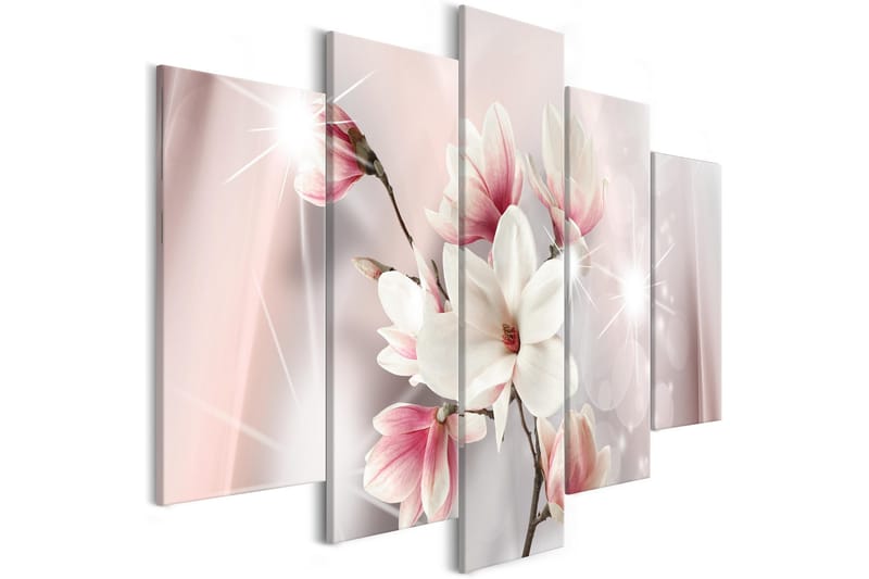 Billede Dazzling Magnolias 5 Parts Wide 200x100, Artgeist sp. z o. o.