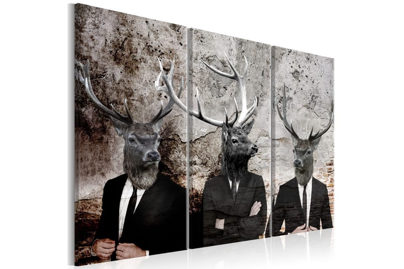 Billede Deer In Suits 90x60, Artgeist sp. z o. o.