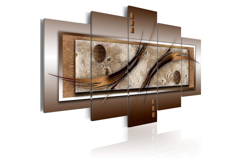 Billede Delicate Shapes And Warm Colors 200x100, Artgeist sp. z o. o.