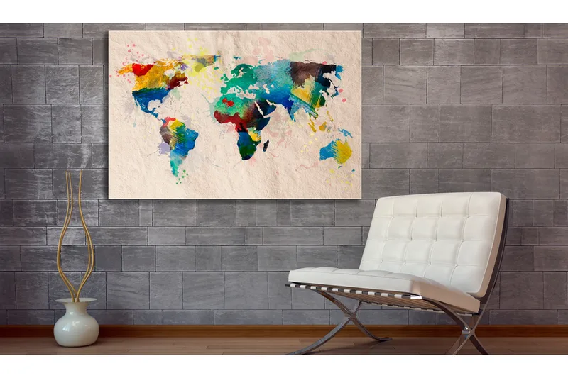 Billede Den Verden Af Farver 60x40 - Artgeist sp. z o. o. - Boligtilbehør - Billeder & kunst - Billeder på lærred