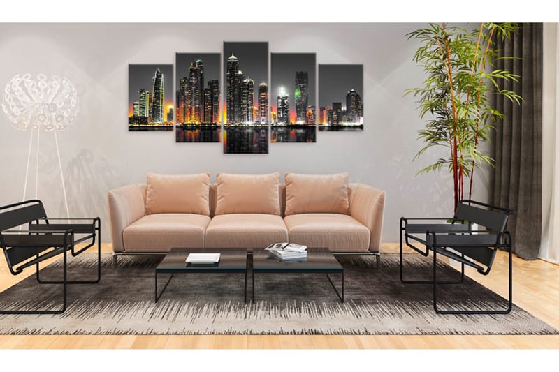 Billede Desertic City 100x50 - Artgeist sp. z o. o. - Boligtilbehør - Billeder & kunst - Billeder på lærred