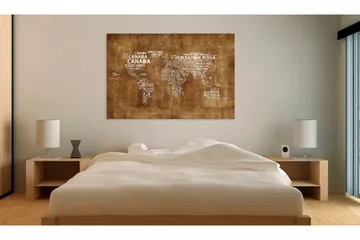 Billede Det Glemte Kort 90x60 - Artgeist sp. z o. o. - Boligtilbehør - Billeder & kunst - Billeder på lærred