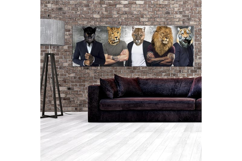 Billede Different Faces (1 del) Smal 120x40, Artgeist sp. z o. o.