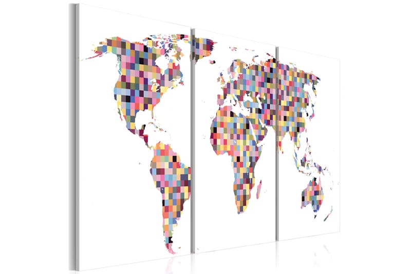 Billede Digital World 120x60 - Artgeist sp. z o. o. - Boligtilbehør - Billeder & kunst - Billeder på lærred