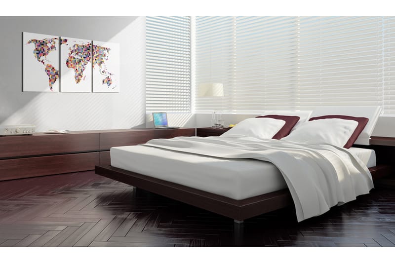 Billede Digital World 120x60 - Artgeist sp. z o. o. - Boligtilbehør - Billeder & kunst - Billeder på lærred