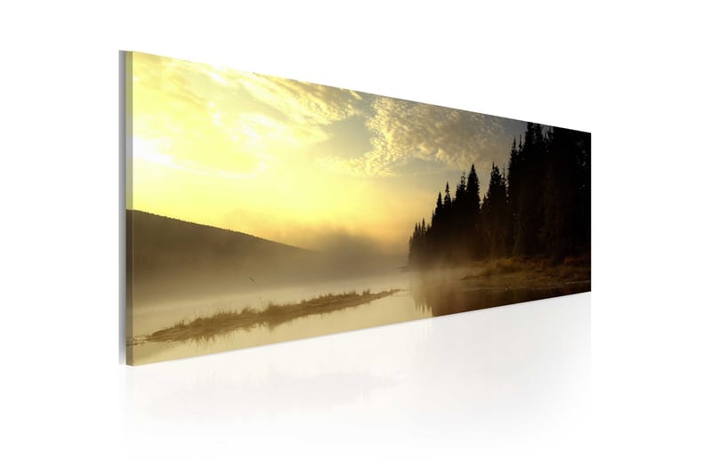 Billede Dimma Over En Sø 120x40, Artgeist sp. z o. o.