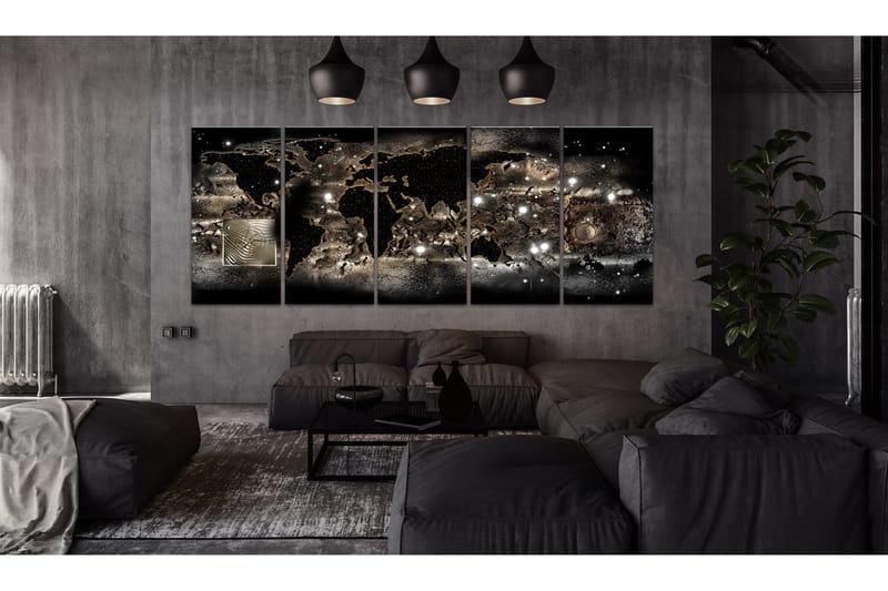 Billede Earth Glow 225x90 - Artgeist sp. z o. o. - Boligtilbehør - Billeder & kunst - Billeder på lærred