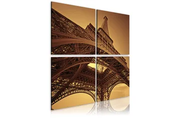 Billede Eiffeltornet Paris 80x80 - Artgeist sp. z o. o. - Boligtilbehør - Billeder & kunst - Billeder på lærred