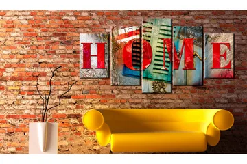 Billede Elements Of Home 200x100 - Artgeist sp. z o. o. - Boligtilbehør - Billeder & kunst - Billeder på lærred
