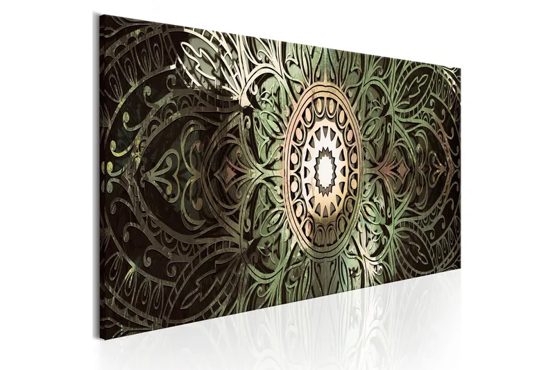 Billede Emerald Mandala 135x45, Artgeist sp. z o. o.