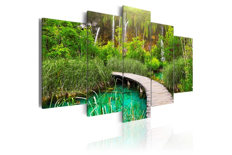Billede Emerald Trail 200x100, Artgeist sp. z o. o.