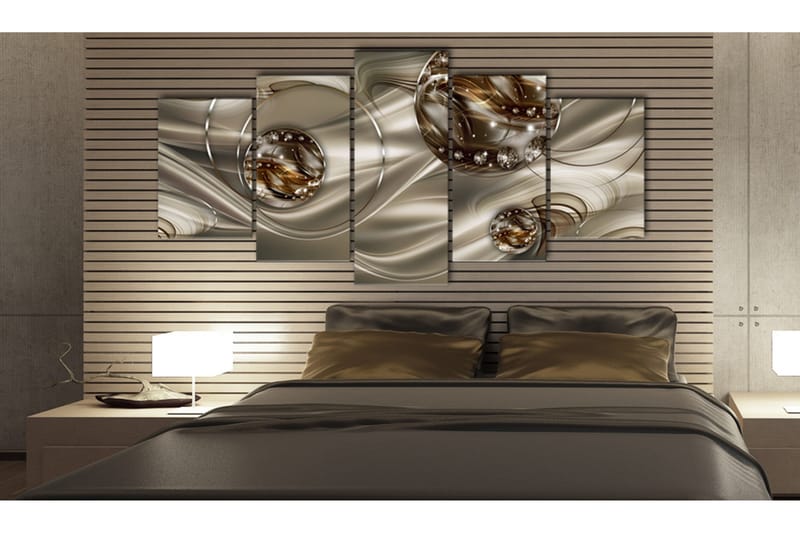 Billede Enchanted Bronze 200x100 - Artgeist sp. z o. o. - Boligtilbehør - Billeder & kunst - Billeder på lærred