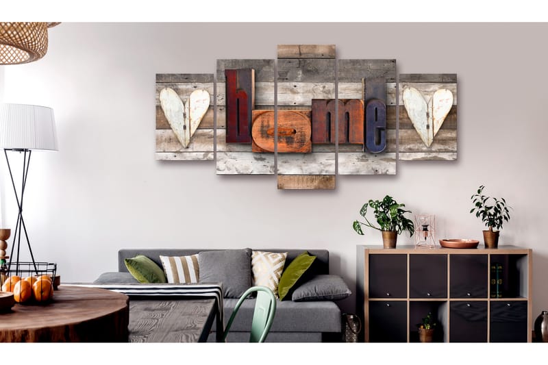 Billede Enchanted Cottage 200x100 - Artgeist sp. z o. o. - Boligtilbehør - Billeder & kunst - Billeder på lærred