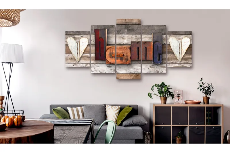 Billede Enchanted Cottage 200x100 - Artgeist sp. z o. o. - Boligtilbehør - Billeder & kunst - Billeder på lærred