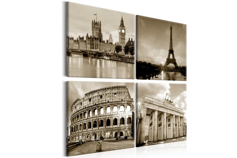 Billede European Capitals 40x40, Artgeist sp. z o. o.