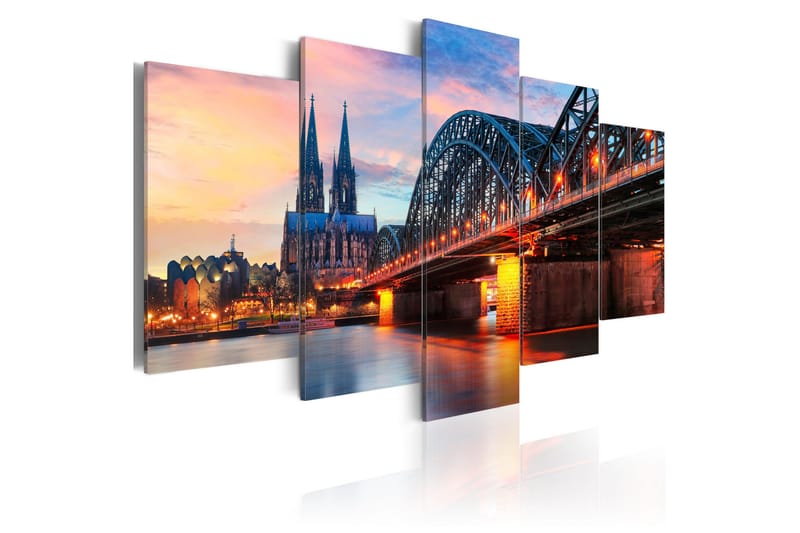 Billede Evening In Cologne 100x50, Artgeist sp. z o. o.