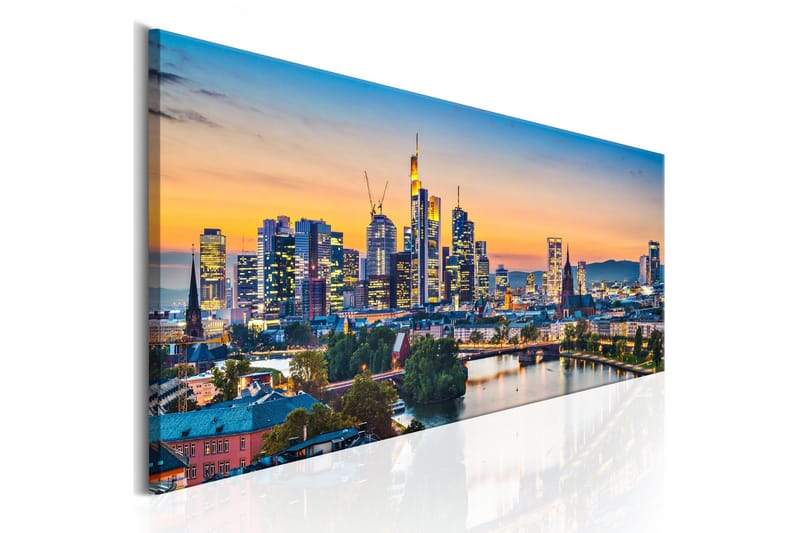 Billede Evening In Frankfurt 135x45, Artgeist sp. z o. o.