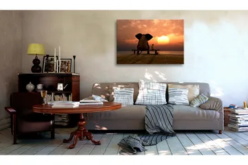 Billede Evening Rest 90x60 - Artgeist sp. z o. o. - Boligtilbehør - Billeder & kunst - Billeder på lærred