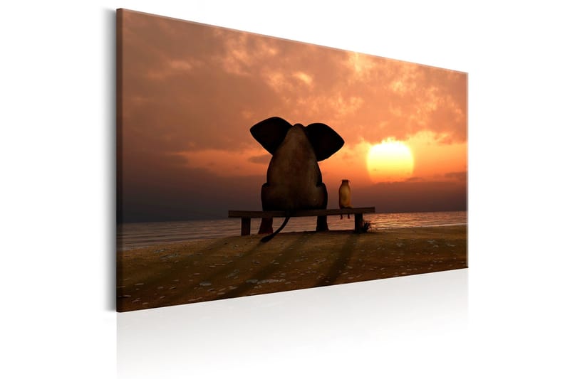 Billede Evening Rest 90x60 - Artgeist sp. z o. o. - Boligtilbehør - Billeder & kunst - Billeder på lærred