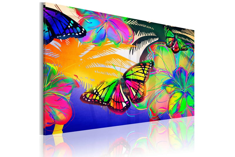 Billede Exotic Butterflies 90x60, Artgeist sp. z o. o.