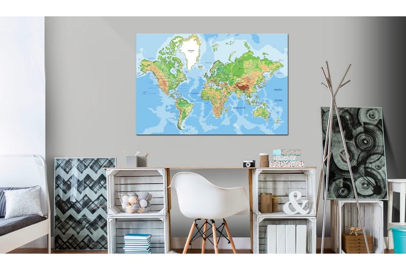 Billede Explore the World! 60x40, Artgeist sp. z o. o.