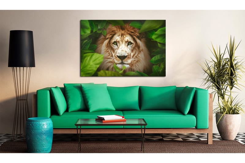 Billede Eyes Of The Jungle 90x60 - Artgeist sp. z o. o. - Boligtilbehør - Billeder & kunst - Billeder på lærred