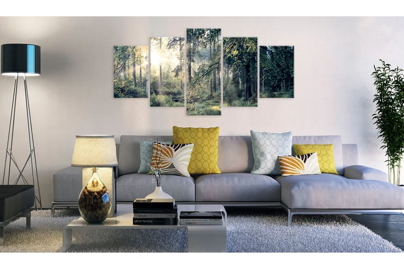 Billede Fairytale Landscape 100x50 - Artgeist sp. z o. o. - Boligtilbehør - Billeder & kunst - Billeder på lærred