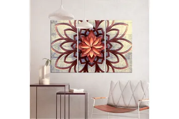 Billede Fan 3 Parts 120x80 - Artgeist sp. z o. o. - Boligtilbehør - Billeder & kunst - Billeder på lærred