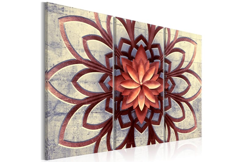 Billede Fan 3 Parts 120x80, Artgeist sp. z o. o.