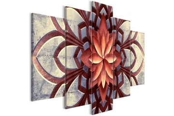 Billede Fan 5 Parts Wide 200x100 - Artgeist sp. z o. o. - Boligtilbehør - Billeder & kunst - Billeder på lærred