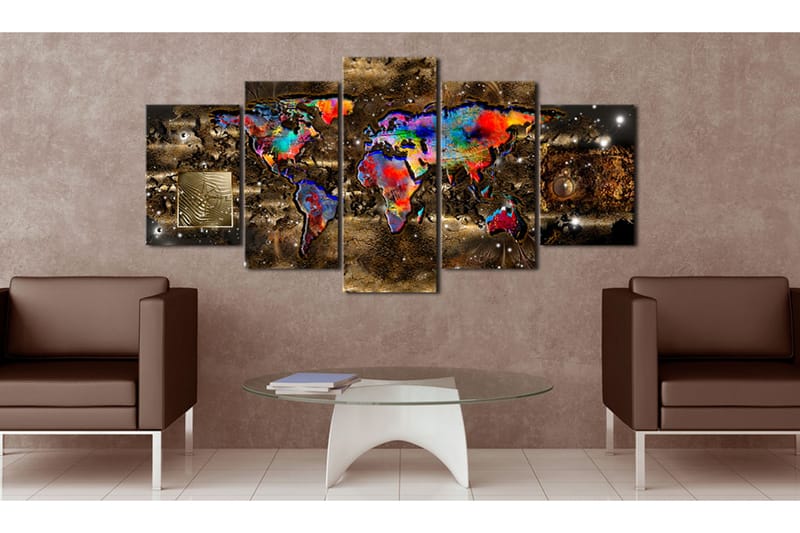Billede Fantasy World 200x100 - Artgeist sp. z o. o. - Boligtilbehør - Billeder & kunst - Billeder på lærred