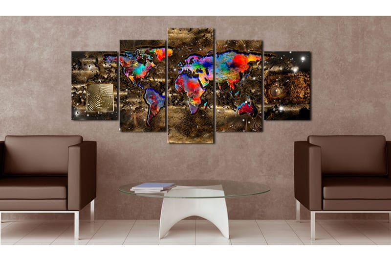 Billede Fantasy World 200x100 - Artgeist sp. z o. o. - Boligtilbehør - Billeder & kunst - Billeder på lærred